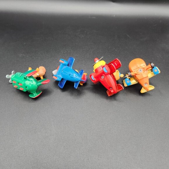 Vtg Set Of 4 Disney Talespin Airplane Toys McDonald’s Happy Meal 1990 Diecast - Picture 3 of 11